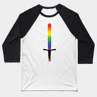 Rainbow Sword Baseball T-Shirt